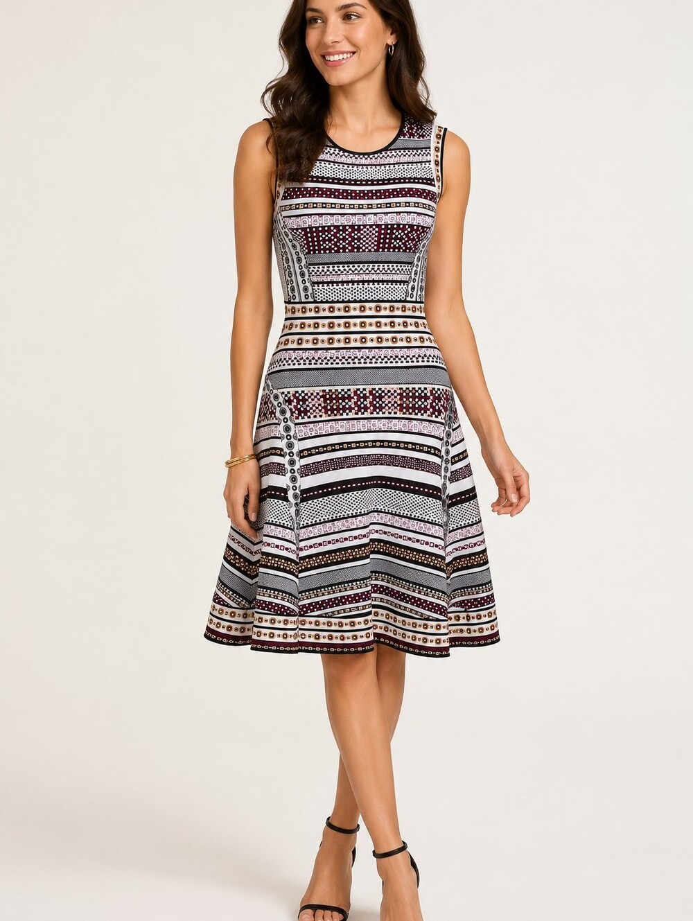 DVF Diane von Furstenberg Sleeveless A-Line Dress
